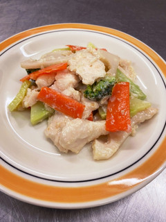 鳥胸と野菜の塩麹炒め-レシピのメイン写真