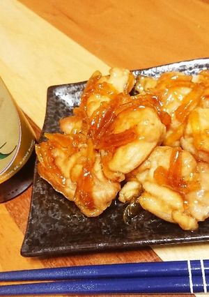 鶏モモ肉の『ゆずジャムde揚げ煮』-レシピのメイン写真