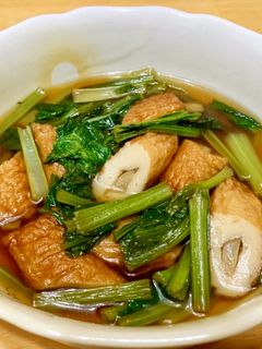 材料2つ!5分で!小松菜の煮びたし-レシピのメイン写真