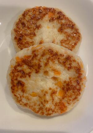 【離乳食後期】卵なしの豆腐ハンバーグ♡-レシピのメイン写真