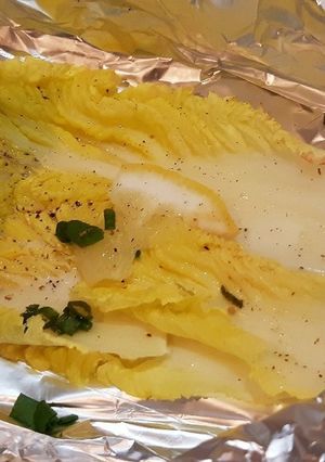おつまみに白菜のホイル焼き～レモン風味-レシピのメイン写真