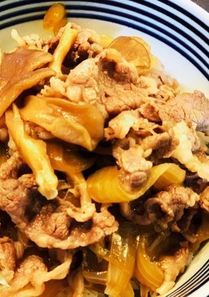 きのこたっぷりの牛丼-レシピのメイン写真