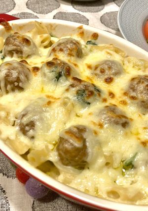 IKEAミートボールで濃厚豆乳グラタン-レシピのメイン写真