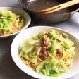 味付け簡単★ツナとキャベツの牡蠣醤油ペペ