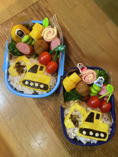 ショベルカー弁当-レシピのメイン写真