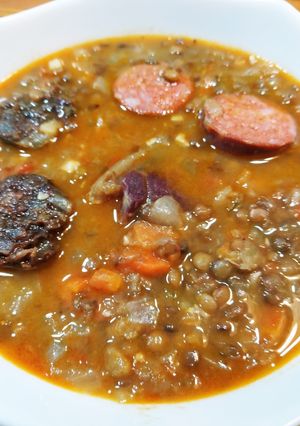 鉄分たっぷりレンズ豆の煮込み-レシピのメイン写真