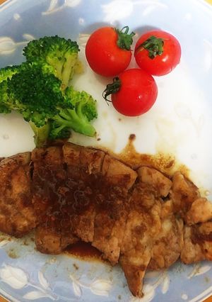 膵炎＆肝機能障害に優しいポークソテー♪-レシピのメイン写真