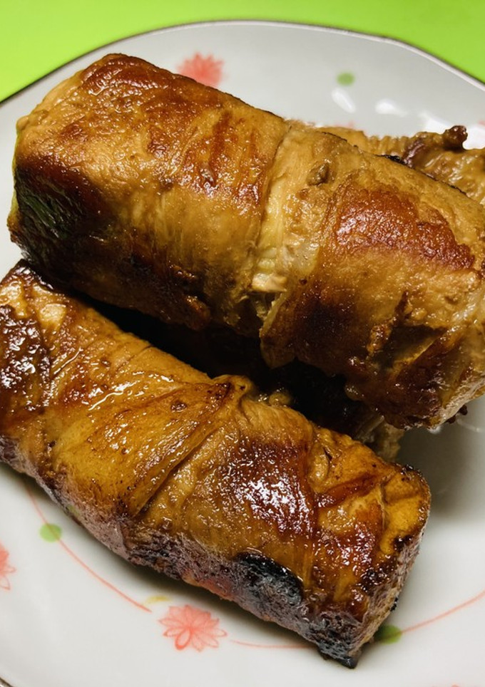 ＊油不使用・厚揚げの豚肉巻き＊-レシピのメイン写真