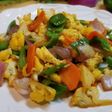 ご飯が進むカリフラワー炒め
