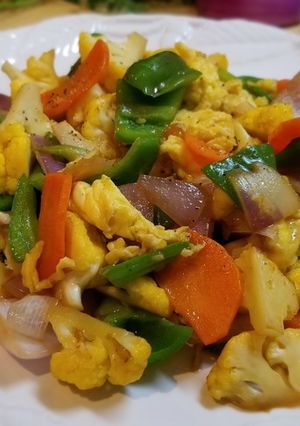 ご飯が進むカリフラワー炒め-レシピのメイン写真