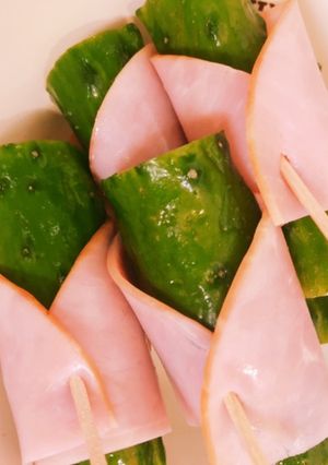 ばあばのレシピ　きゅうりのハム巻き-レシピのメイン写真