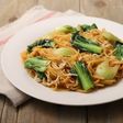 チンゲン菜のオイスターマヨネーズ焼きそば