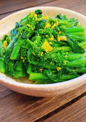 アスパラ菜の辛子醤油和え-レシピのメイン写真