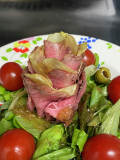 ローストビーフとポテトの薔薇サラダ-レシピのメイン写真