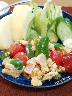 野菜スクランブルエッグ♡-レシピのメイン写真