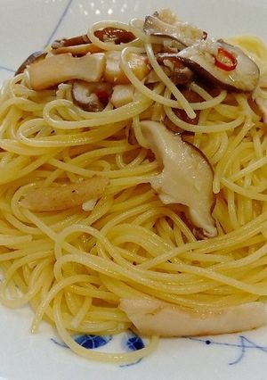 生しいたけのペペロンチーノ-レシピのメイン写真