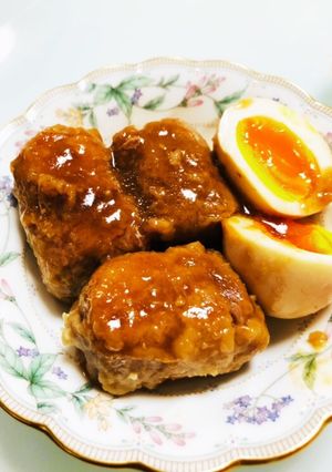 豚の角煮風 カサ増し厚揚げレシピ!-レシピのメイン写真