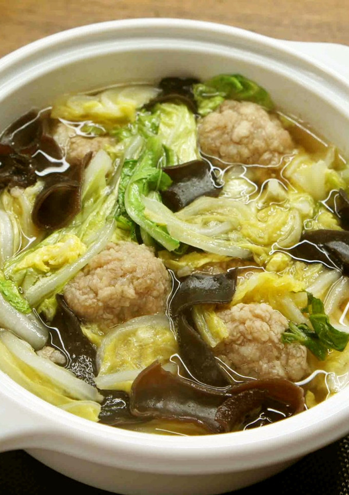 豚小間だんごと白菜の煮込み-レシピのメイン写真