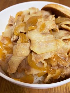 牛丼風豚丼-レシピのメイン写真