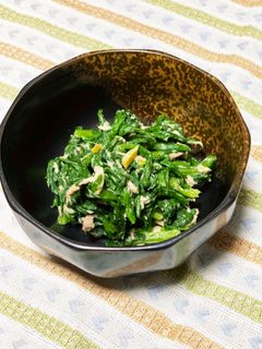 春菊とシーチキンのレモン味噌マヨサラダ☆-レシピのメイン写真