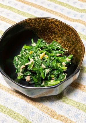 春菊とシーチキンのレモン味噌マヨサラダ☆-レシピのメイン写真