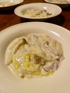 *白菜ときのこと鶏肉のクリーム煮風*-レシピのメイン写真