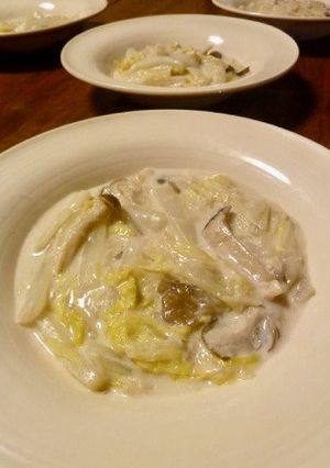 ＊白菜ときのこと鶏肉のクリーム煮風＊-レシピのメイン写真