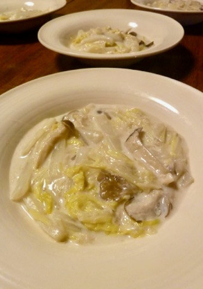 ＊白菜ときのこと鶏肉のクリーム煮風＊-レシピのメイン写真