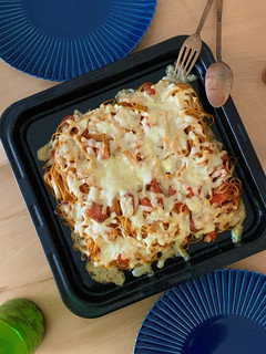 *スパピザ(スパゲッテイのピザ風)*-レシピのメイン写真
