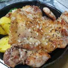 รูปของ 【簡単】基本のチキンステーキ【減塩】