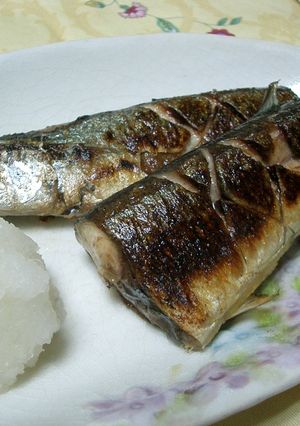 簡単!!フライパンで、さんまの塩焼き-レシピのメイン写真