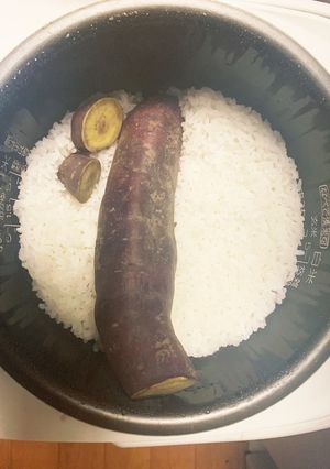 簡単！炊飯器でイモを蒸す-レシピのメイン写真