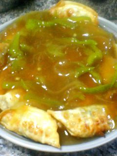 揚げ餃子あんかけ-レシピのメイン写真