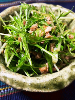 水菜サラダ ツナ入り簡単サラダ-レシピのメイン写真