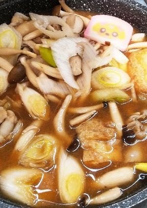 田楽味噌で。味噌煮込みうどん-レシピのメイン写真