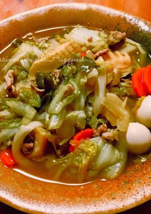 白菜消費。野菜の水分で作る八宝菜-レシピのメイン写真