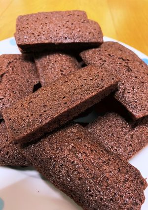 ⭐混ぜて焼くだけ！ショコラフィナンシェ-レシピのメイン写真