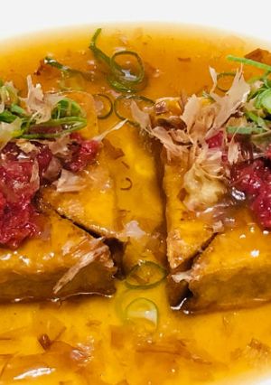 揚げなくて美味しい☆梅肉の揚げ出し豆腐-レシピのメイン写真