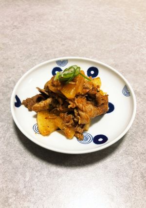 豚キムチ大根の炒め煮-レシピのメイン写真