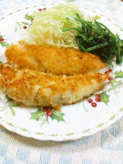 ✿ささみのいきなりパン粉焼き✿-レシピのメイン写真