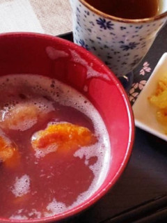 【マミーズ】さつまいも餅のおぜんざい-レシピのメイン写真