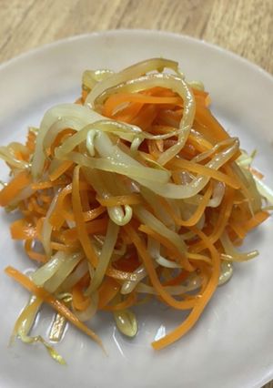 5分で副菜！もやしとニンジンの中華サラダ-レシピのメイン写真