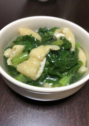とろり!大根葉っぱと油揚げの中華あん-レシピのメイン写真