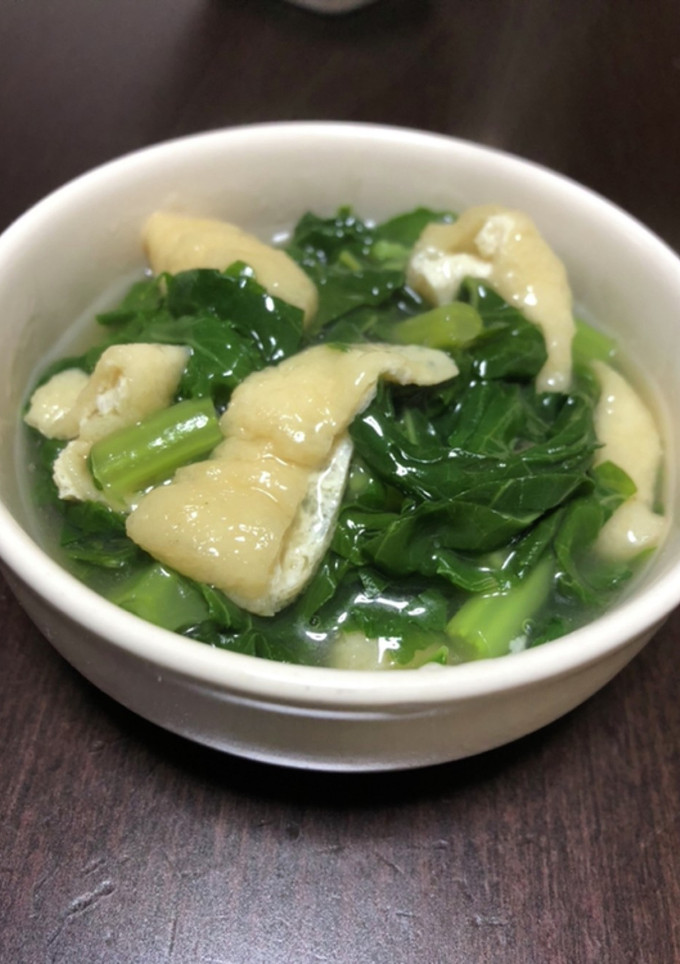 とろり！大根葉っぱと油揚げの中華あん-レシピのメイン写真