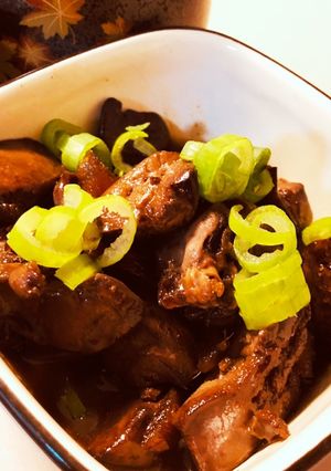 鷄の肝甘辛煮-レシピのメイン写真