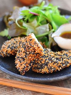 鶏ささみの塩麹胡麻揚げ-レシピのメイン写真