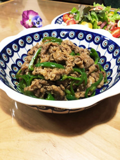 我が家の牛肉とピーマンオイスタソース炒め-レシピのメイン写真