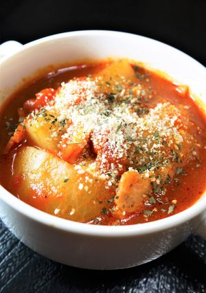 大根ベーコントマト煮(電気圧力鍋10分)-レシピのメイン写真