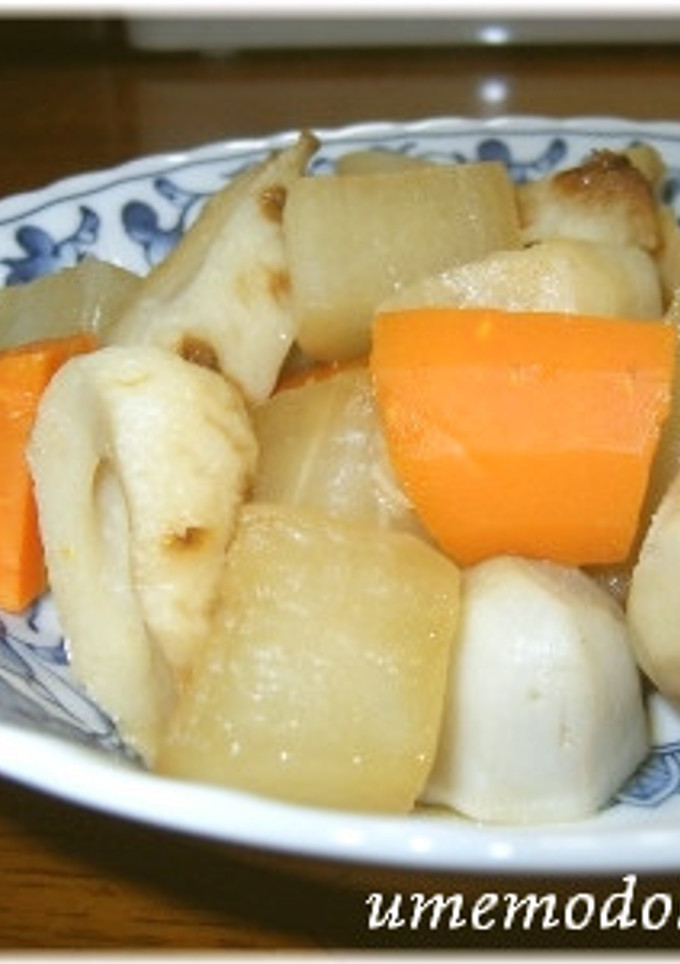 里芋と野菜と竹輪のさっぱり煮-レシピのメイン写真