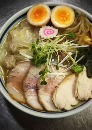 魚介たっぷり塩ラーメン(*^^*)-レシピのメイン写真